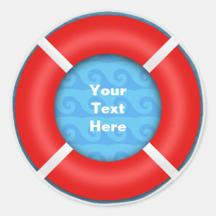 Sticker Rond Bouée