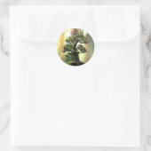 Sticker Rond Bougainvilliers Bonsai Tree (Sac)