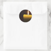 Sticker Rond Bougie (Sac)