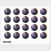 Sticker Rond Bougie (Feuille)