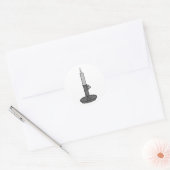 Sticker Rond Bougie 01 (Enveloppe)
