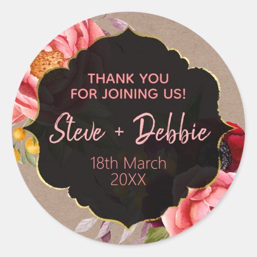 Sticker Rond Bougie au soja en pot avec baume à lèvres de remer (Devant)