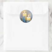 Sticker Rond Bougies ravissantes (Sac)