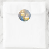 Sticker Rond Bougies ravissantes (Sac)