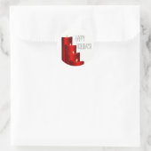 STICKER ROND BOUGIES RONDES DE VACANCES (Sac)