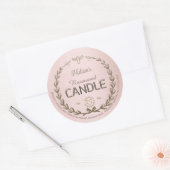 STICKER ROND BOUGILE DE COCOTIER ET CIEL (Enveloppe)