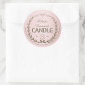 STICKER ROND BOUGILE DE COCOTIER ET CIEL (Sac)