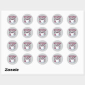 Sticker Rond Boujee Boo (Feuille)