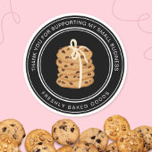 Sticker Rond Boulangerie de biscuits pour petites entreprises S