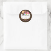 Sticker Rond Boulangerie de desserts assortis (Sac)