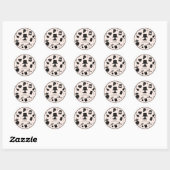 Sticker Rond Boulangerie d'ustensiles Baker (Feuille)