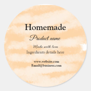 Sticker Rond Boulangerie maison faite avec amour ajouter texte 
