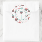 Sticker Rond Boulangerie maison - Logo de Pop de Gâteau (Sac)