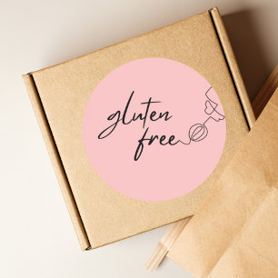 Sticker Rond Boulangerie sans gluten