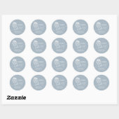 Sticker Rond Boulangerie simple et moderne cupcakes et sucrerie (Feuille)