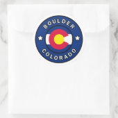 Sticker Rond Boulder Colorado (Sac)
