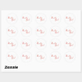 Sticker Rond Boulder Girl tee - shirts (Feuille)