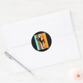 Sticker Rond Bouldering Rock Escalade Pour (Enveloppe)