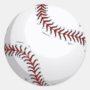 Sticker Rond Boule 1 de base-ball