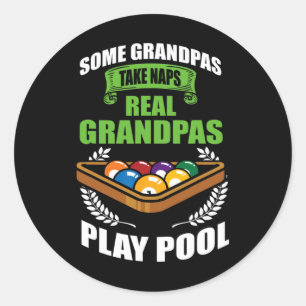 Sticker Rond Boule 8 Bal Huit - Billard de piscine amusant