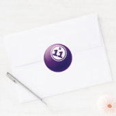 STICKER ROND BOULE DE BINGO-TEST DE B 11 (Enveloppe)