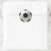 Sticker Rond Boule de football (Sac)
