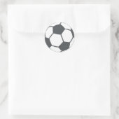 Sticker Rond Boule de football (Sac)