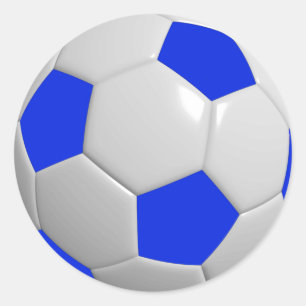 Sticker Rond Boule de football
