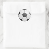 Sticker Rond Boule de football (Sac)