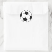 Sticker Rond Boule de football (Sac)