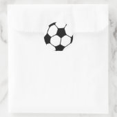 Sticker Rond Boule de football (Sac)