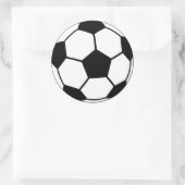 Sticker Rond Boule de football (Sac)