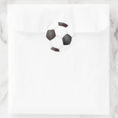 Sticker Rond Boule de football (Sac)