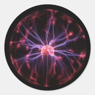 Sticker Rond Boule de plasma