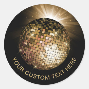 Sticker Rond Boule Disco