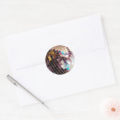 Sticker Rond Boule Disco (Enveloppe)