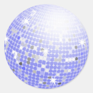 Sticker Rond Boule Disco