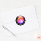Sticker Rond Boule Disco (Enveloppe)