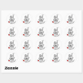 Sticker Rond Boule Dumpty (Feuille)