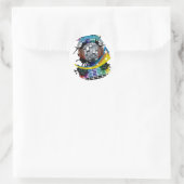 Sticker Rond Boule miroir (Sac)