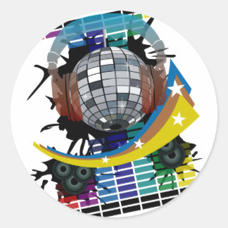 Sticker Rond Boule miroir