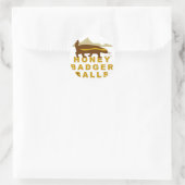 Sticker Rond Boules de blaireau de miel (Sac)
