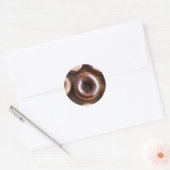Sticker Rond Boulettes de chocolat avec arrosage (Enveloppe)