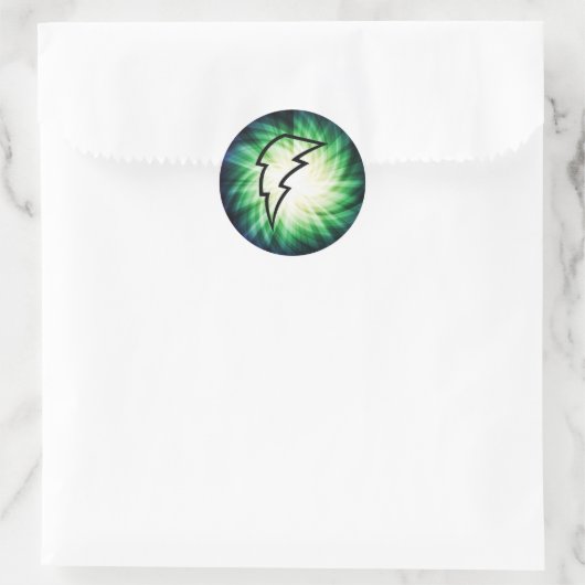 Sticker Rond Boulon éclair (Sac)