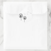 Sticker Rond Boume de pustère (Sac)