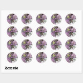 Sticker Rond Bounty du jardin 4 (Feuille)