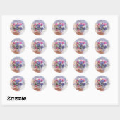 Sticker Rond Bounty du jardin 6 (Feuille)