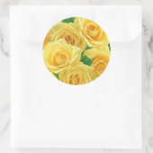 Sticker Rond Bouquet (Sac)
