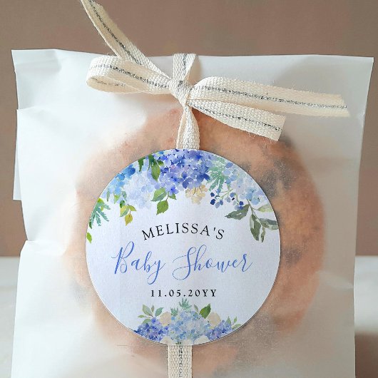 Sticker Rond Bouquet Carolina Bloom | BABY SHOWER