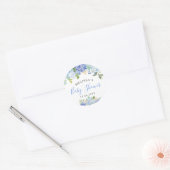 Sticker Rond Bouquet Carolina Bloom | BABY SHOWER (Enveloppe)